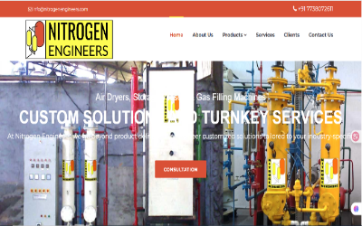 Nitrogen Engineers – PSA Nitrogen, Oxygen & Hydrogen Gas Plant Manufacturers