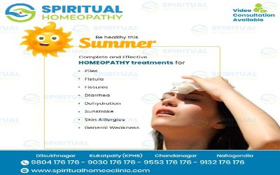 Experienced Homeopathy Doctors in Hyderabad – Stay Cool, Stay Healthy This Summer
